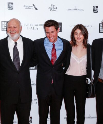 Ο Ρομπ Ράινερ με τη γυναίκα του και τα παιδιά του Νικ, Ρόμι και Τζέικ