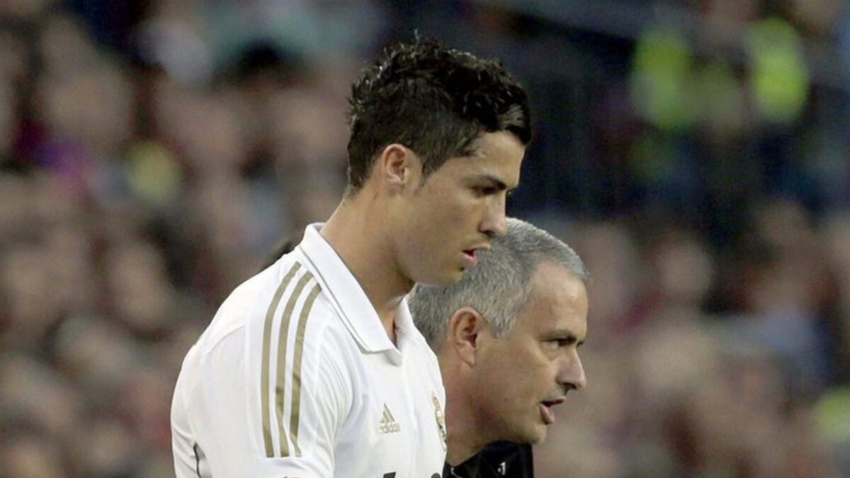 Ο Μουρίνιο με τον Κριστιάνο Ρονάλντο