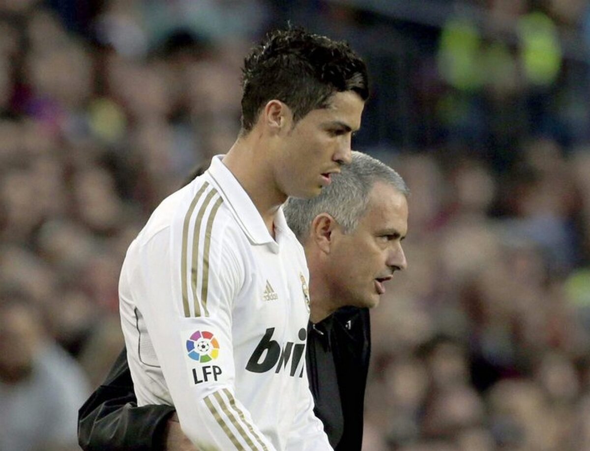 Ο Μουρίνιο με τον Κριστιάνο Ρονάλντο