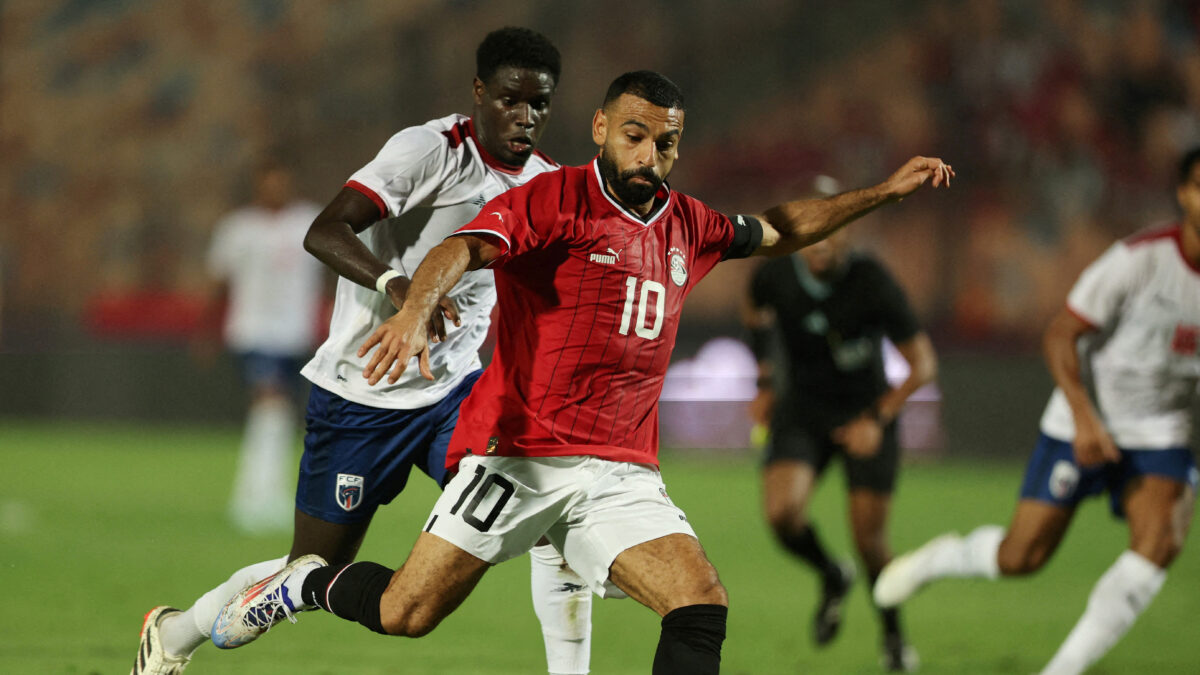 Ο Σαλάχ με τη φανέλα της Αιγύπτου