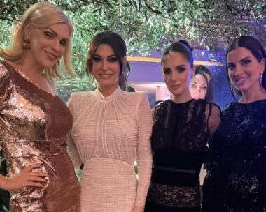 Η Κίμπερλι Γκιλφόιλ διασκέδασε στο φιλανθρωπικό δείπνο της «Ελπίδας» υπό τους ήχους του Κωνσταντίνου Αργυρού