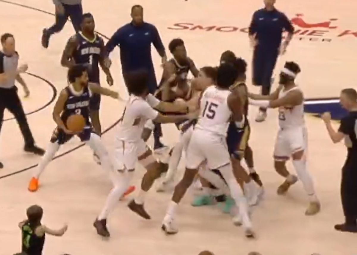 Η ένταση ανάμεσα στους παίκτες των Πέλικανς και των Σανς