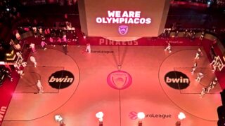 Εικόνα από το ΣΕΦ στο Ολυμπιακός - Βιλερμπάν (ΓΙΩΡΓΟΣ ΜΑΤΘΑΙΟΣ