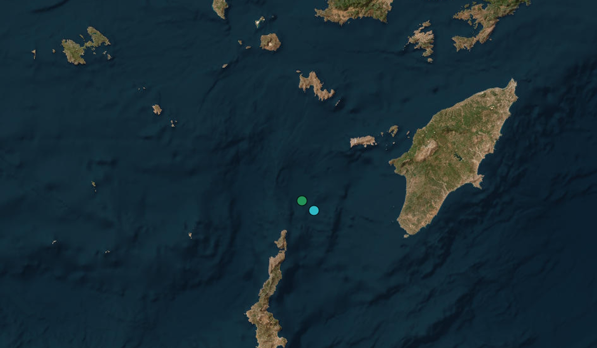 Διπλός σεισμός 3,4 Ρίχτερ ανοιχτά από την Κάρπαθο