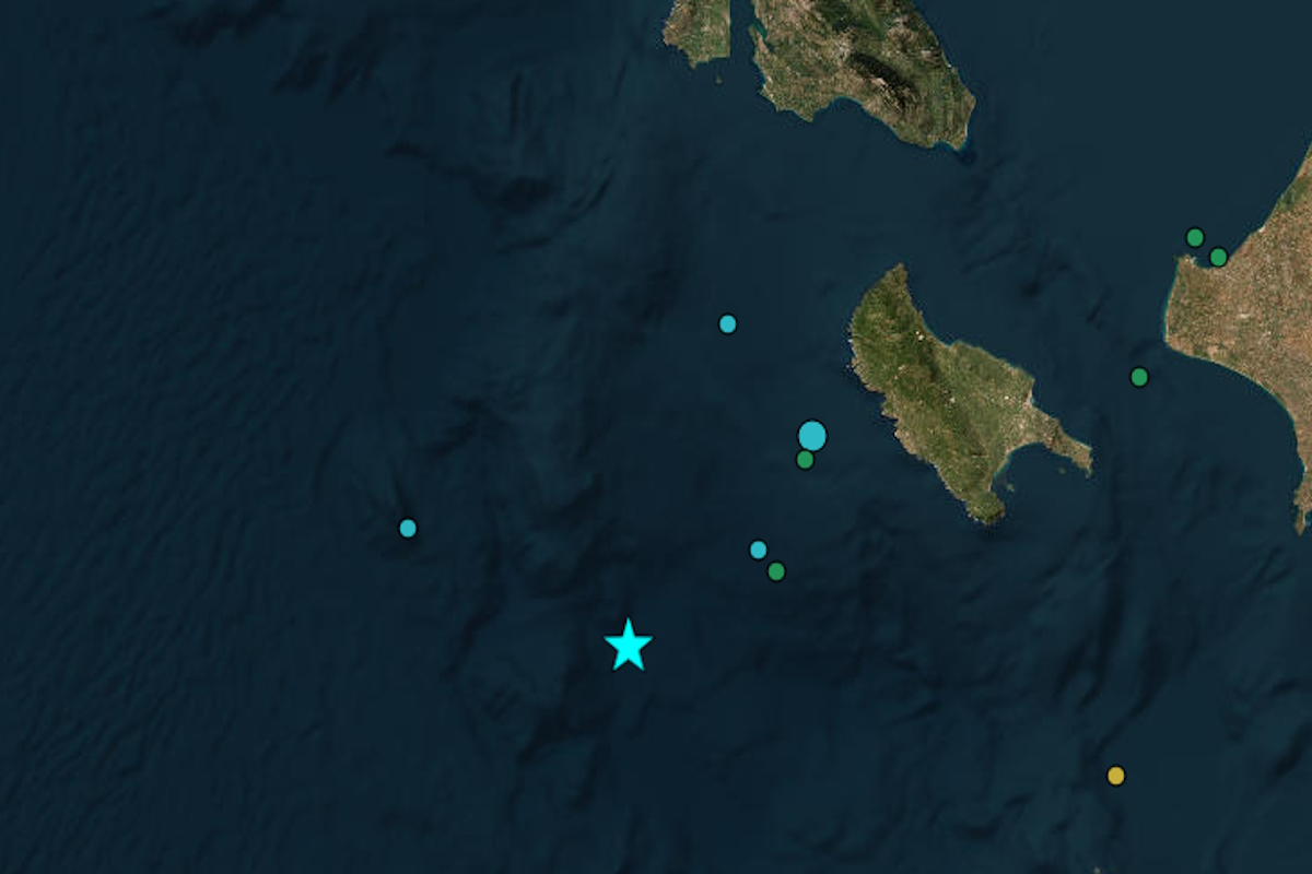 Σεισμός ανοιχτά της Ζακύνθου