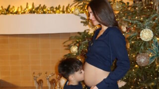 Η Ιωάννα Σιαμπάνη με τον γιο της