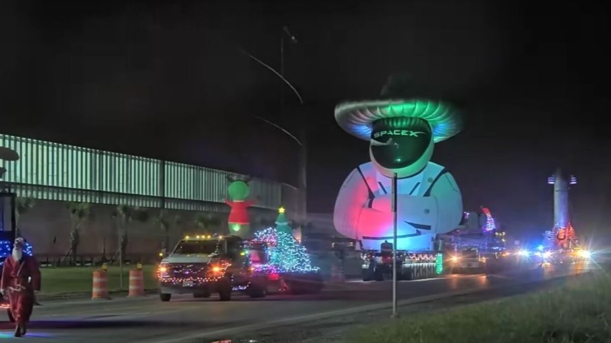 Χριστουγεννιάτικη γιορτή της SpaceX