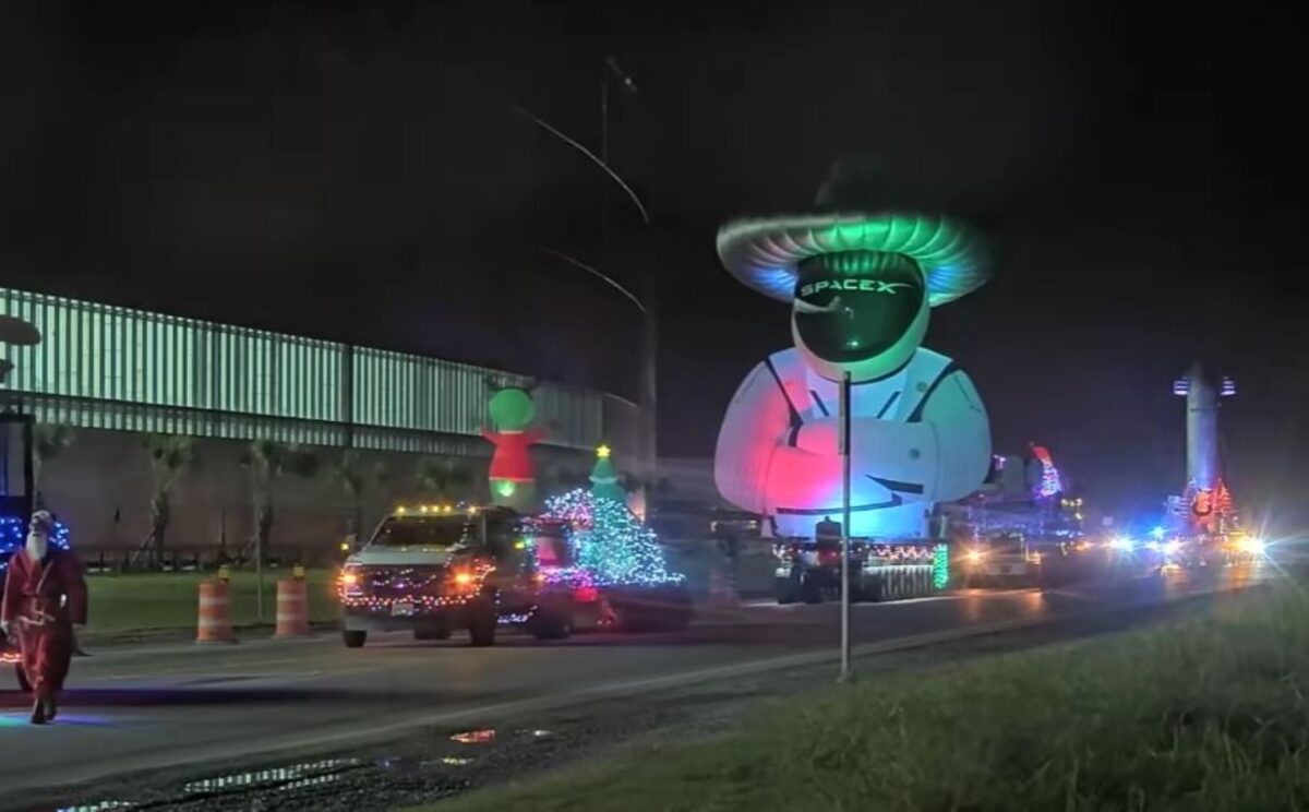 Χριστουγεννιάτικη γιορτή της SpaceX