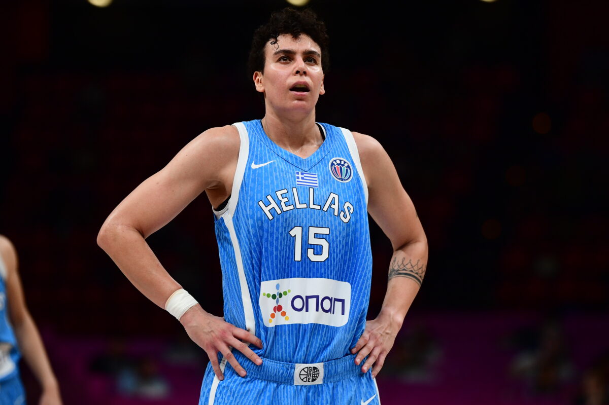 Η Άρτεμις Σπανού με την Εθνική Ελλάδας (KLODIAN LATO