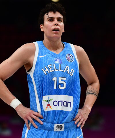 Η Άρτεμις Σπανού με την Εθνική Ελλάδας (KLODIAN LATO