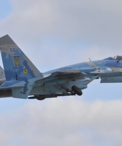 Μαχητικό αεροσκάφος τύπου Su-27 της ουκρανικής Πολεμικής Αεροπορίας
