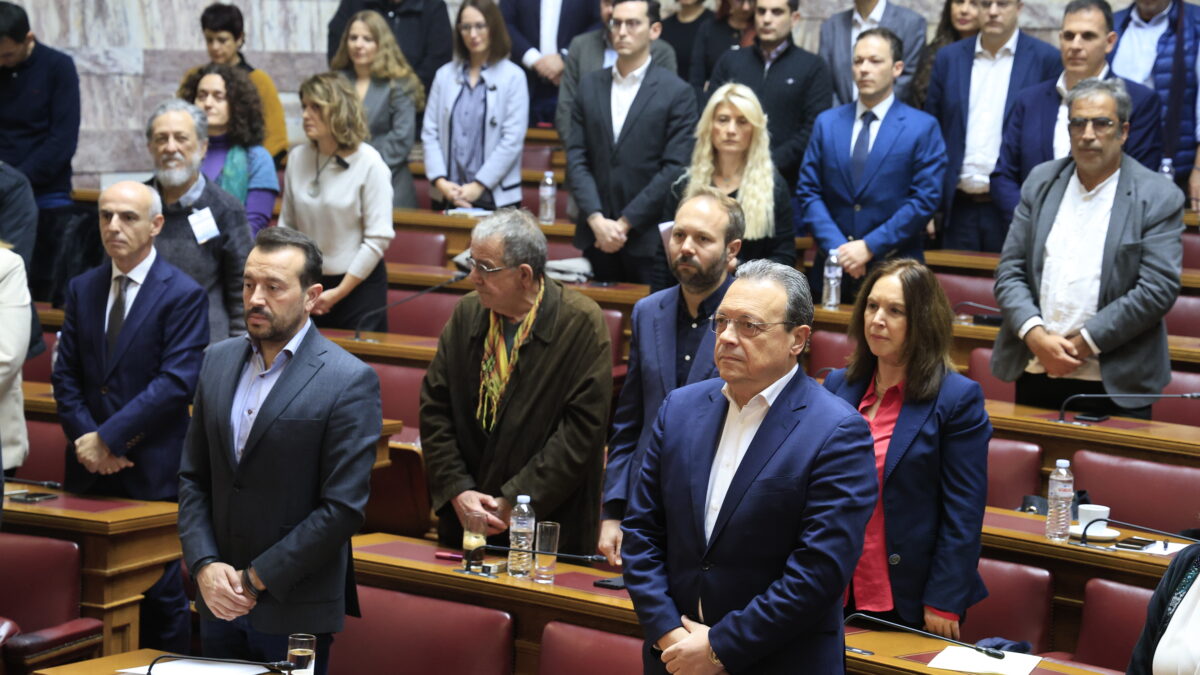 Συνεδρίαση της Κοινοβουλευτικής Ομάδας του ΣΥΡΙΖΑ-Προοδευτική Συμμαχία, Τετάρτη 10 Δεκεμβρίου 2025.  (ΓΙΩΡΓΟΣ ΚΟΝΤΑΡΙΝΗΣ