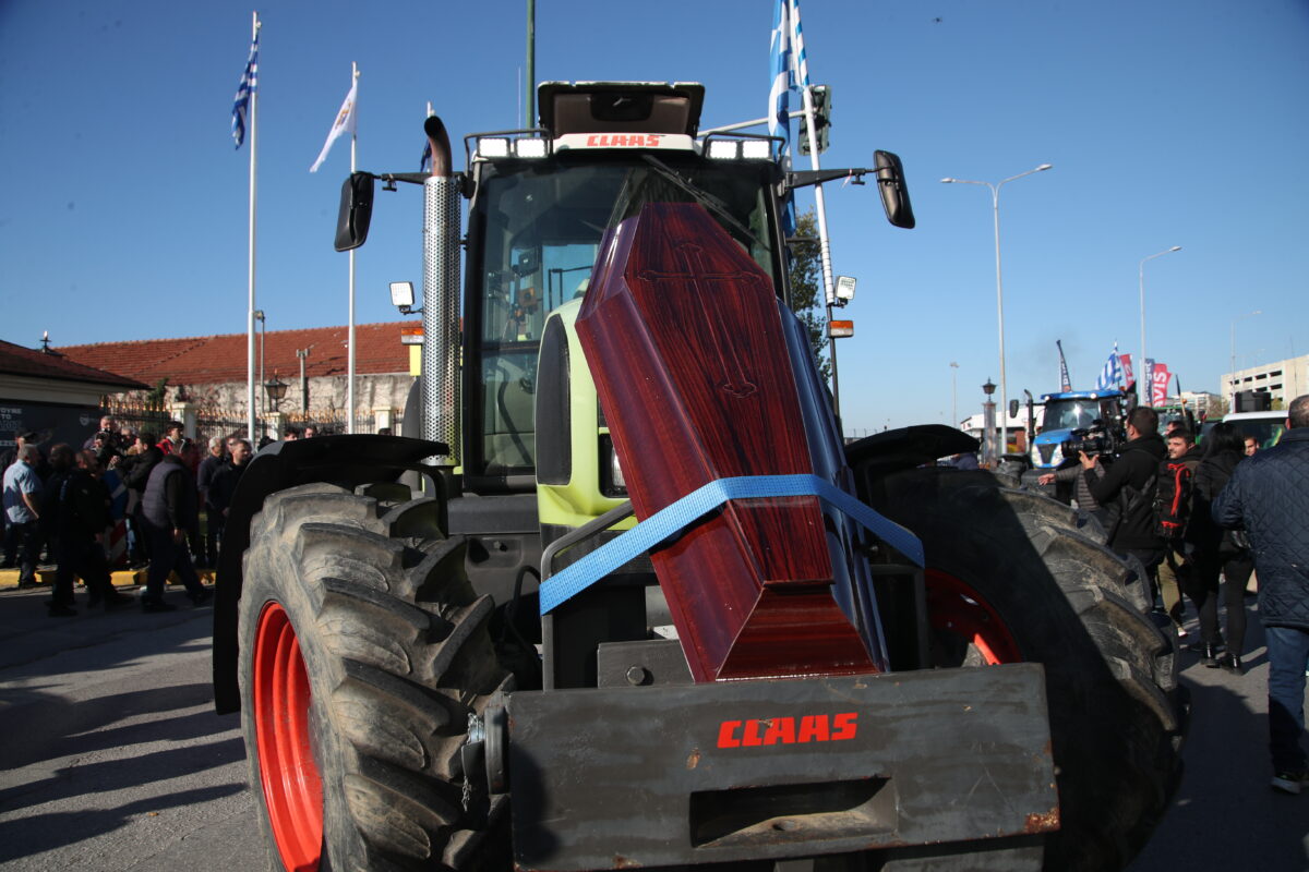 Συλλαλητήριο αγροτών και κτηνοτρόφων στο λιμάνι της Θεσσαλονίκης, 