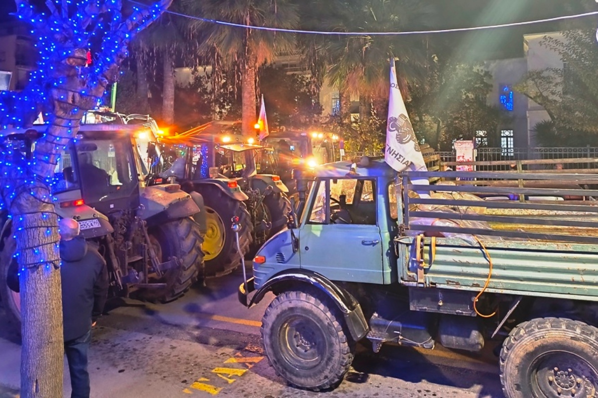 Τα τρακτέρ στον Βόλο