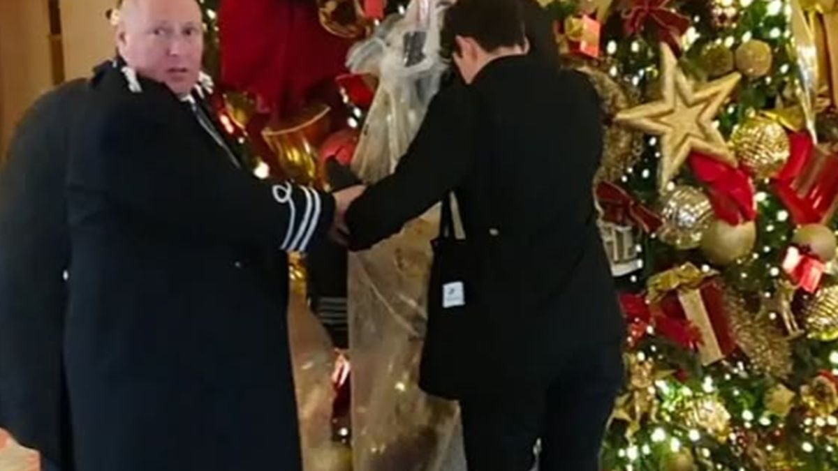 Πέταξαν κοπριά στο χριστουγεννιάτιο δέντρο στο χριστουγεννιάτικο δέντρο Ριτζ στο Λονδίνο