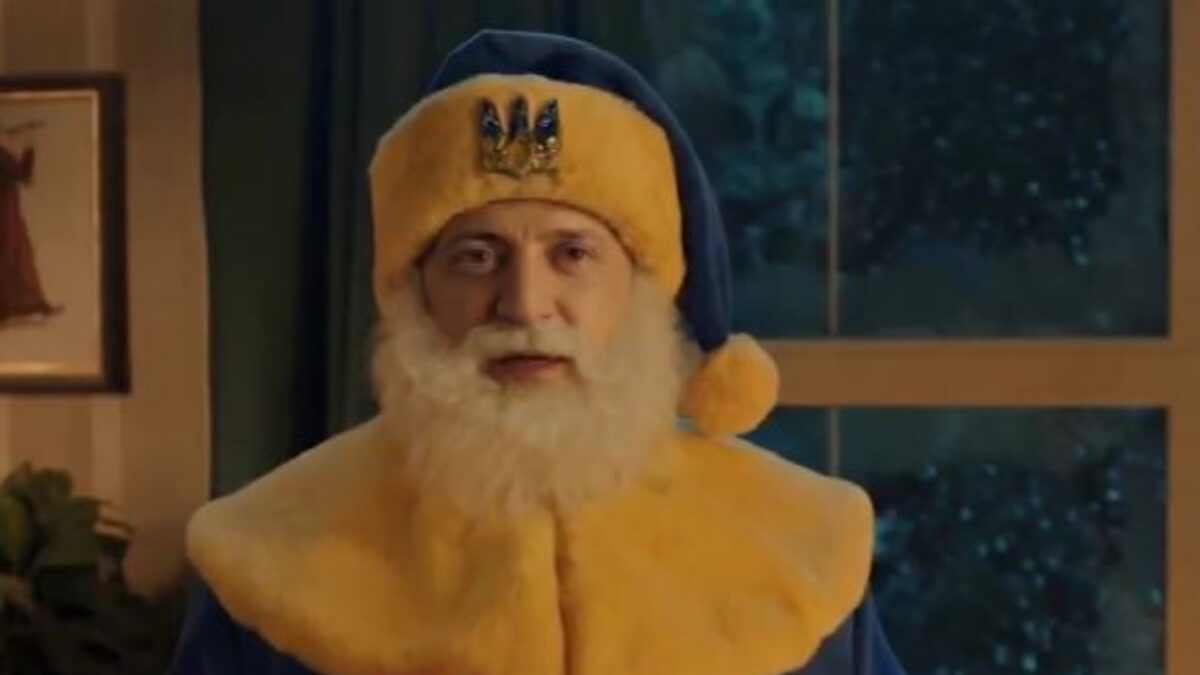 Άνδρας ντυμένος άη Βασίλης