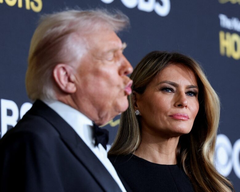 Ο Ντόναλντ Τραμπ και η σύζυγός του Μελάνια