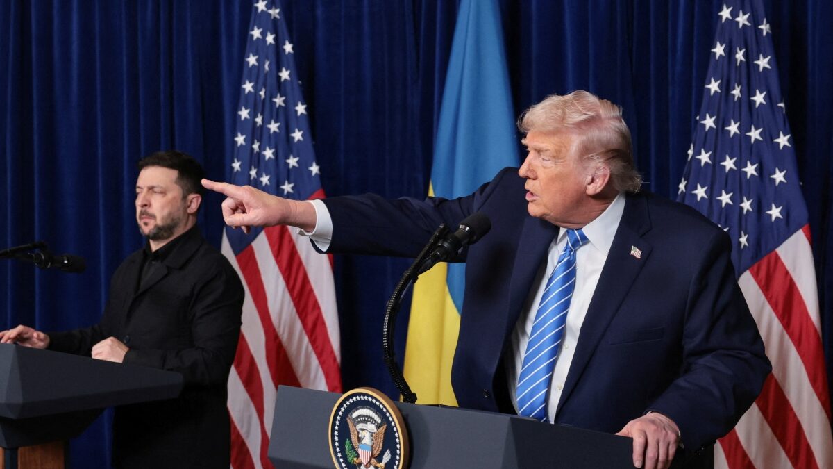 Βολοντίμιρ Ζελένσκι και Ντόναλντ Τραμπ