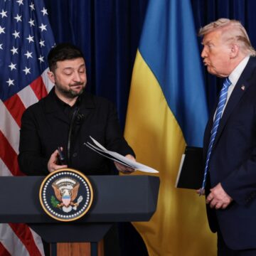 Βολοντίμιρ Ζελένσκι και Ντόναλντ Τραμπ
