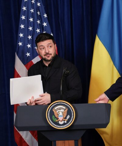 Βολοντίμιρ Ζελένσκι και Ντόναλντ Τραμπ