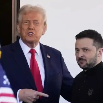 Ντόναλντ Τραμπ και Βολοντίμιρ Ζελένσκι