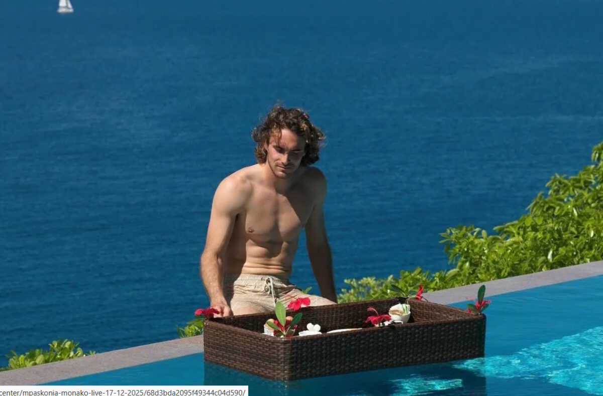 
Ο Στέφανος Τσιτσιπάς στις Σεϋχέλλες Instagram @stefanostsitsipas98