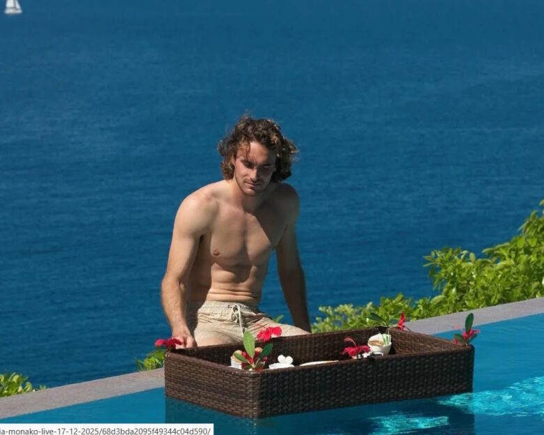 
Ο Στέφανος Τσιτσιπάς στις Σεϋχέλλες Instagram @stefanostsitsipas98