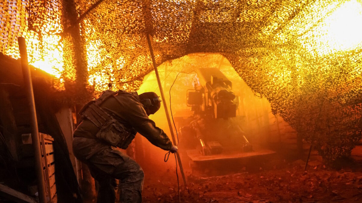 Στρατιώτης πυροβολικού στο μέτωπο