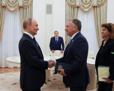 Ο Βλαντιμίρ Πούτιν και ο Στιβ Γουίτκοφ σε προηγούμενη συνάντηση