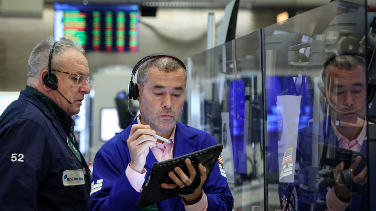 Διαπραγματευτές στο Χρηματιστήριο της Νέας Υόρκης