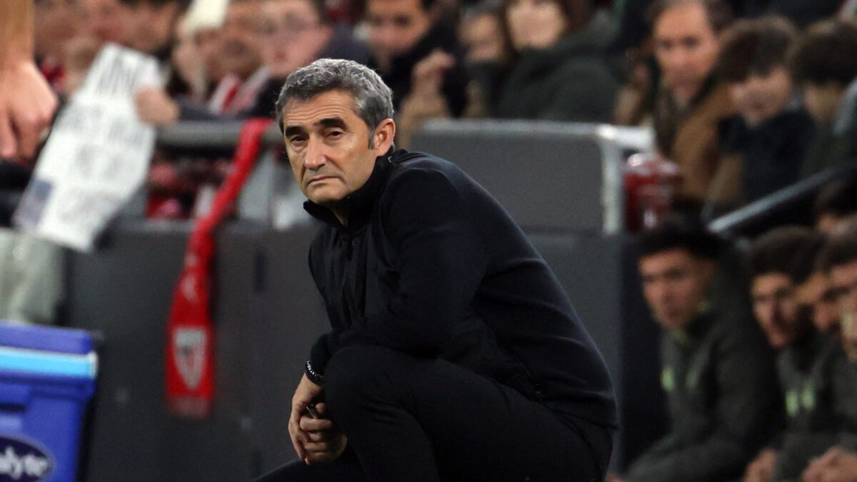 Ο Ερνέστο Βαλβέρδε σε αγώνα της Αθλέτικ Μπιλμπάο