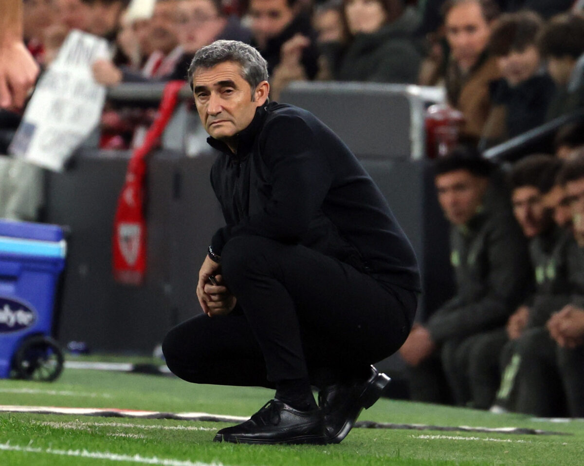 Ο Ερνέστο Βαλβέρδε σε αγώνα της Αθλέτικ Μπιλμπάο