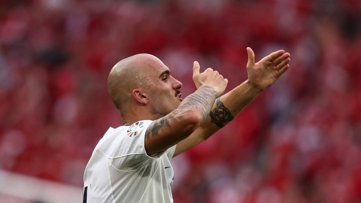 Ο Ντρκούσιτς με την εθνική Σλοβενίας