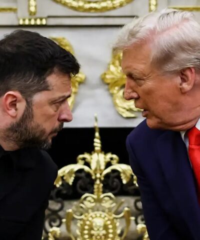 Ντόναλντ Τραμπ και Βολοντίμιρ Ζελένσκι