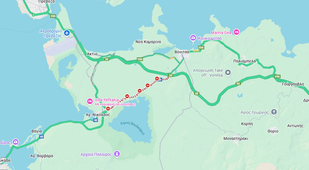 Το μπλόκο στη Βόνιτσα