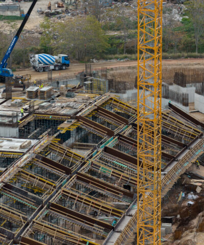 Εικόνα από τις εργασίες στο Βοτανικό