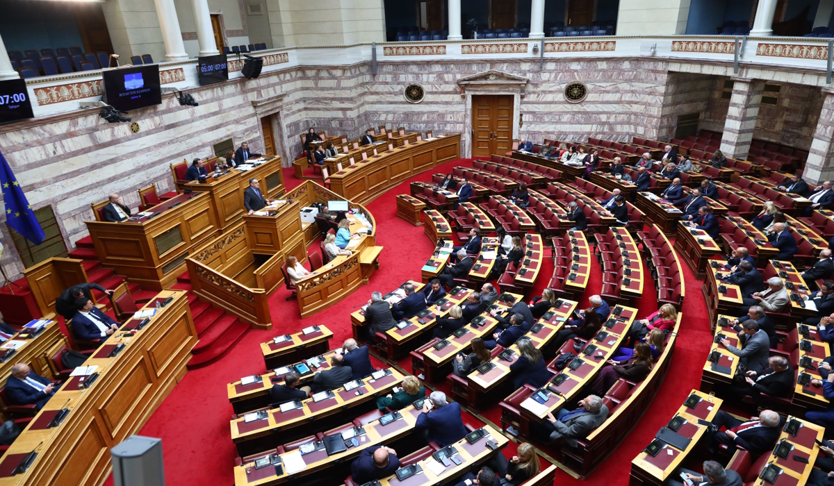 Αίθουσα της Ολομέλειας της Βουλής