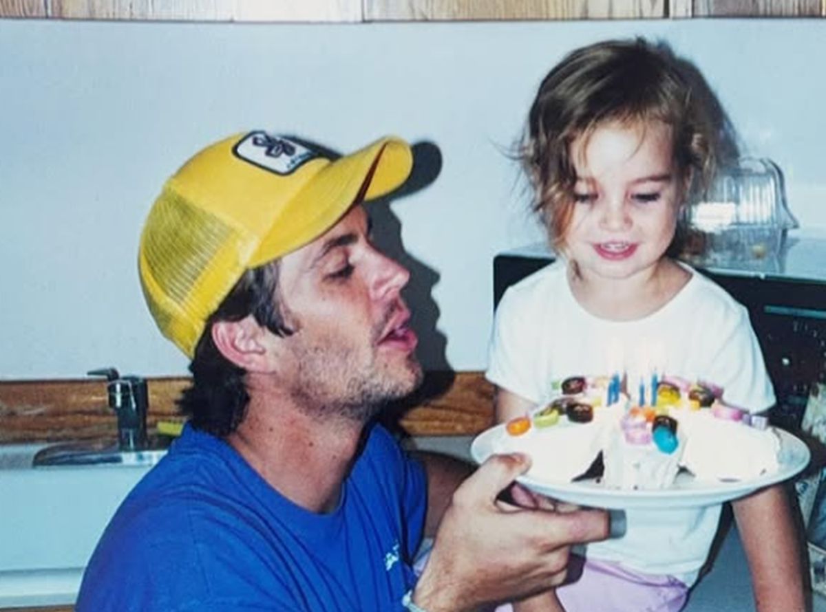 Ο Πολ Γουόκερ με την κόρη του Μίντοου