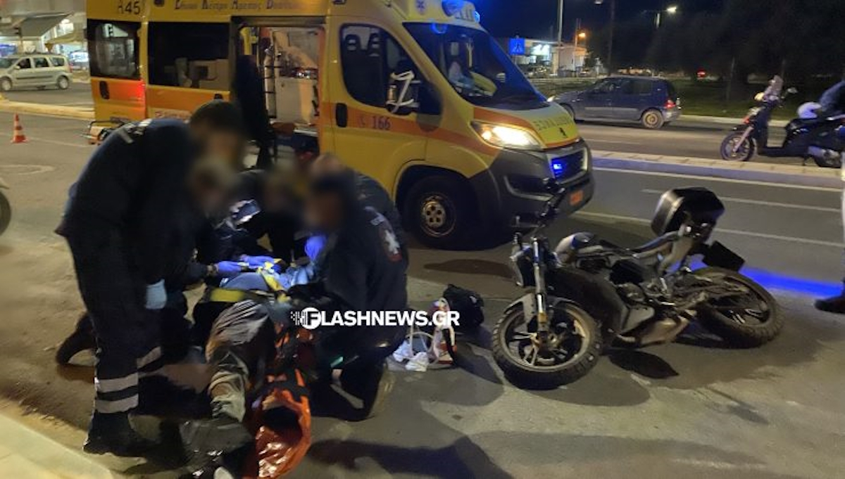 Τροχαίο με εγκατάλειψη στα Χανιά