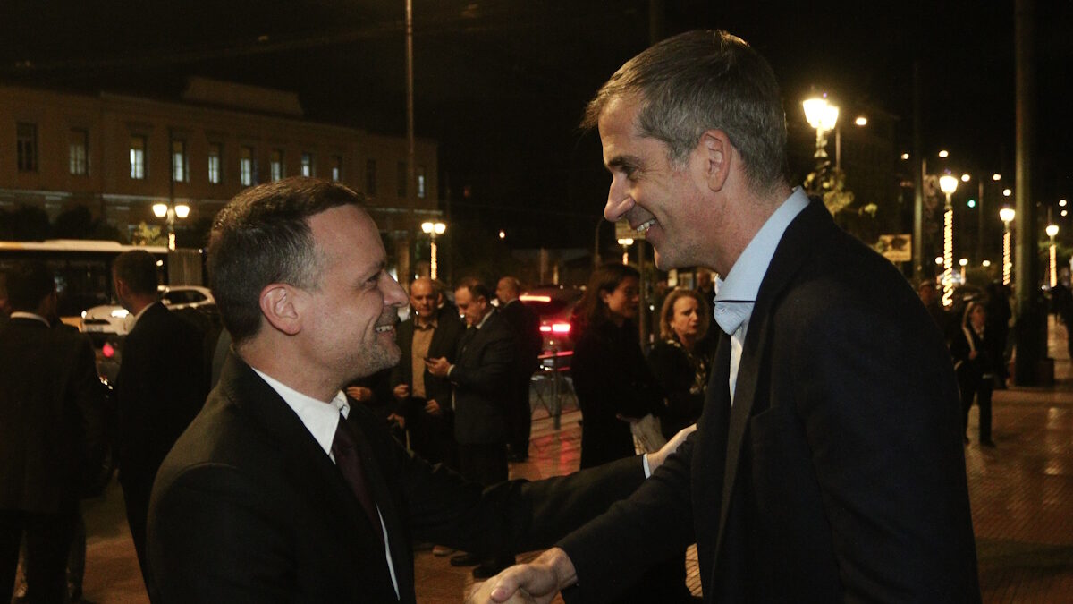 Χάρης Δούκας και Κώστας Μπακογιάννης