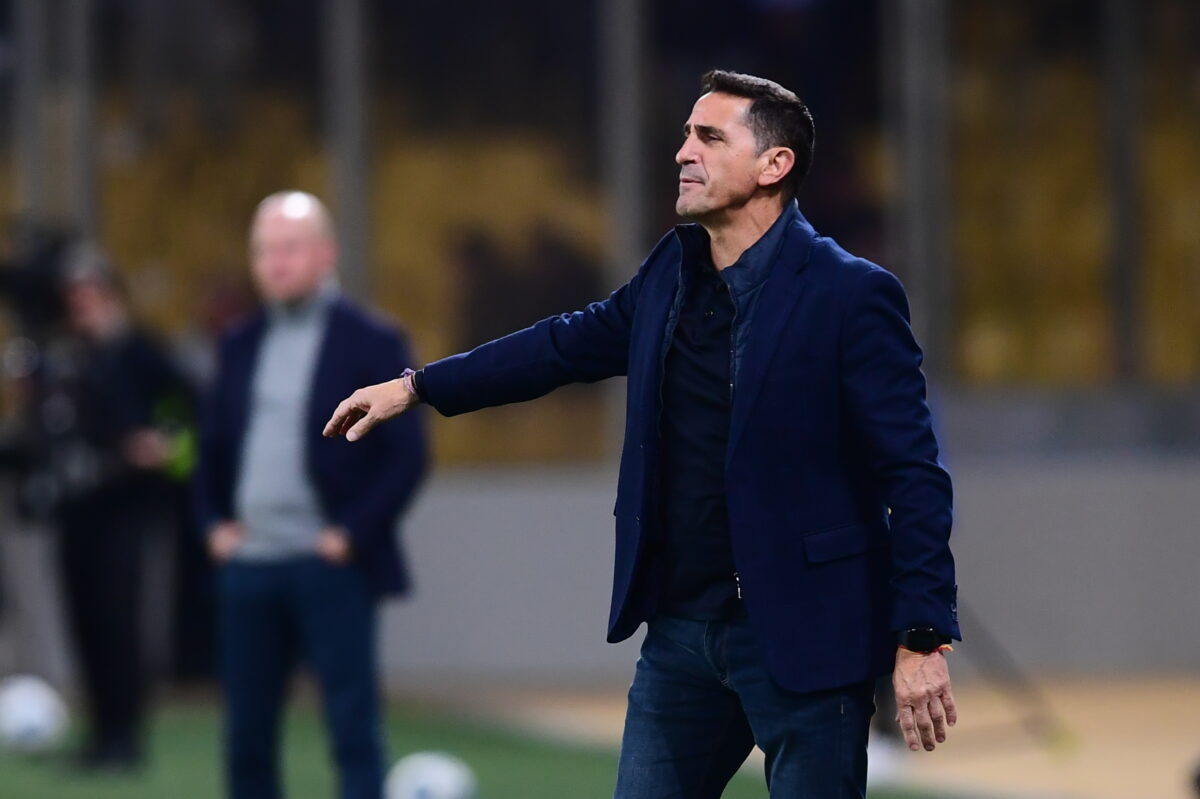 Ο Μανόλο Χιμένεθ σε αγώνα του Άρη (ΓΙΩΡΓΟΣ ΜΑΤΘΑΙΟΣ