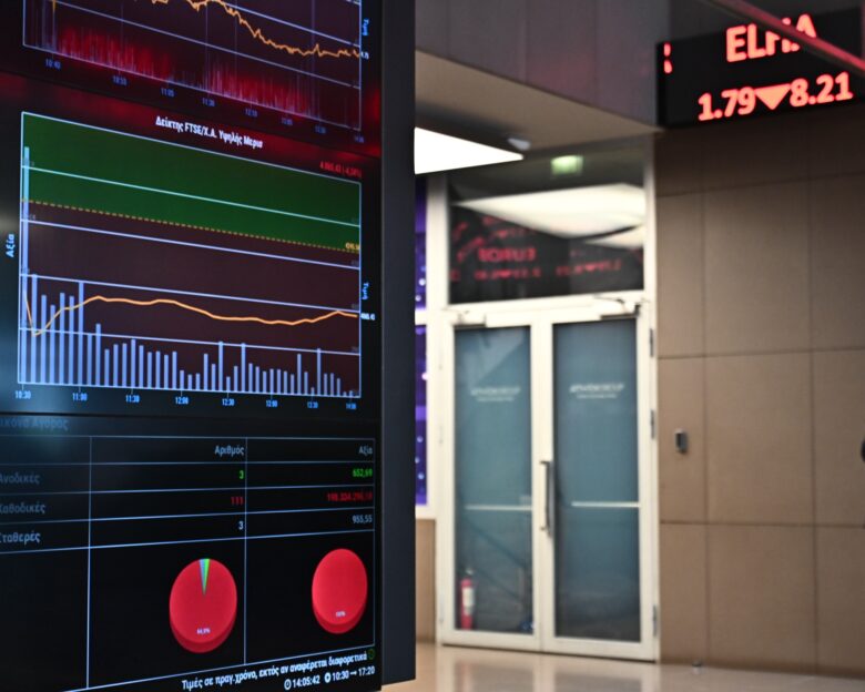 Χρηματιστήριο Αθηνών: Κλείσιμο με οριακή πτώση για τον Γενικό Δείκτη
