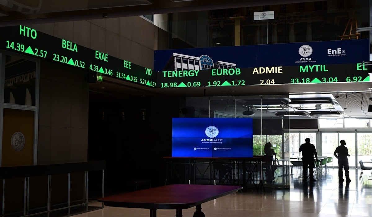Στιγμιότυπο από το Χρηματιστήριο της Αθήνας