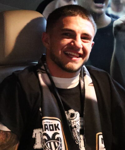 Ο Ζαφείρης μετά τη μετεγγραφή του στον ΠΑΟΚ (ΝΑΣΟΣ ΣΙΜΟΠΟΥΛΟΣ