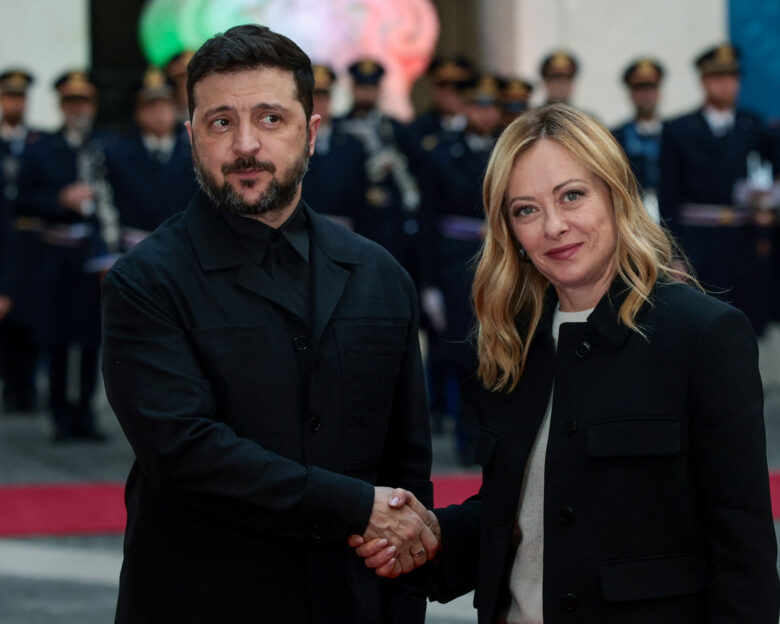 Μελόνι και Ζελένσκι ζητούν ενιαίο μέτωπο Ευρώπης με ΗΠΑ για τον τερματισμό του πολέμου στην Ουκρανία