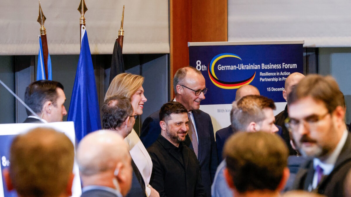 Ο Βολοντίμιρ Ζελένσκι στο Βερολίνο με Ευρωπαίους ηγέτες και αξιωματούχους