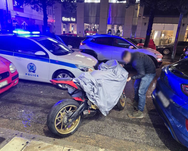 Η μοτοσικλέτα του 22χρονου