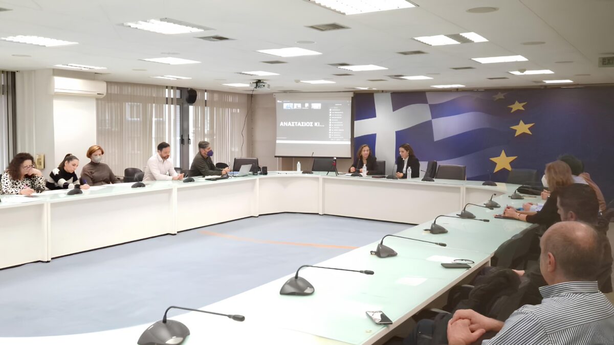 Η τελετή ορκωμοσίας στο υπουργείο Ανάπτυξης