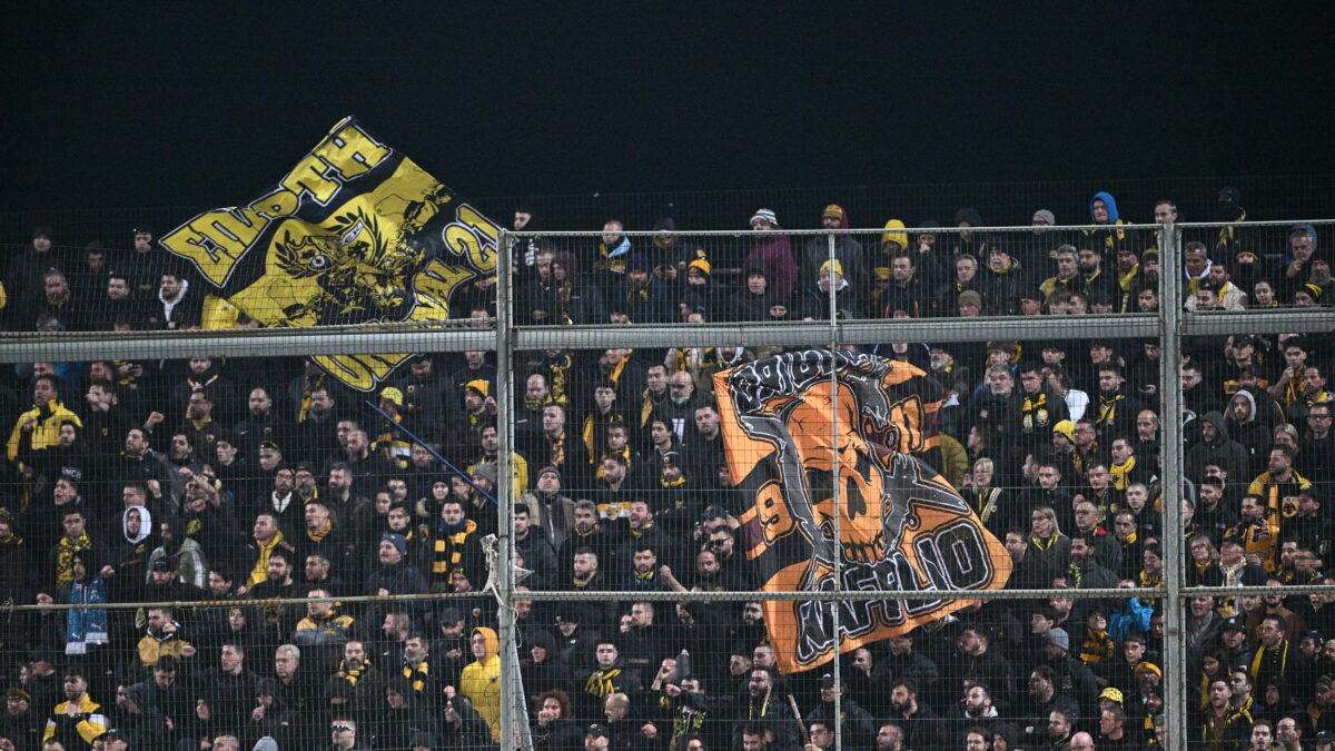 Οι οπαδοί της ΑΕΚ στην Τρίπολη (ΑΝΤΩΝΗΣ ΝΙΚΟΛΟΠΟΥΛΟΣ