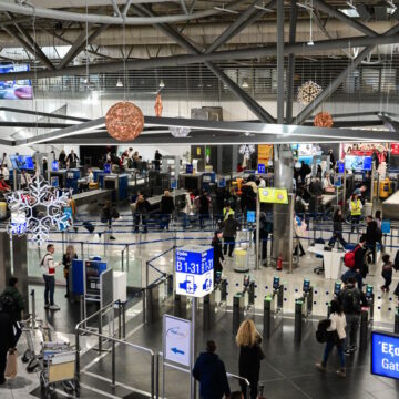 Στιγμιότυπο από το αεροδρόμιο «Ελευθέριος Βενιζέλος» στις 4 Ιανουαρίου όταν έκλεισε το FIR Αθηνών, λόγω τεχνικού προβλήματος